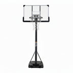 44In Basketball Hoop Portable Basketball System with Adjustable Height with Big Backboard and Large Base for Youth Adults Family Indoor Outdoor