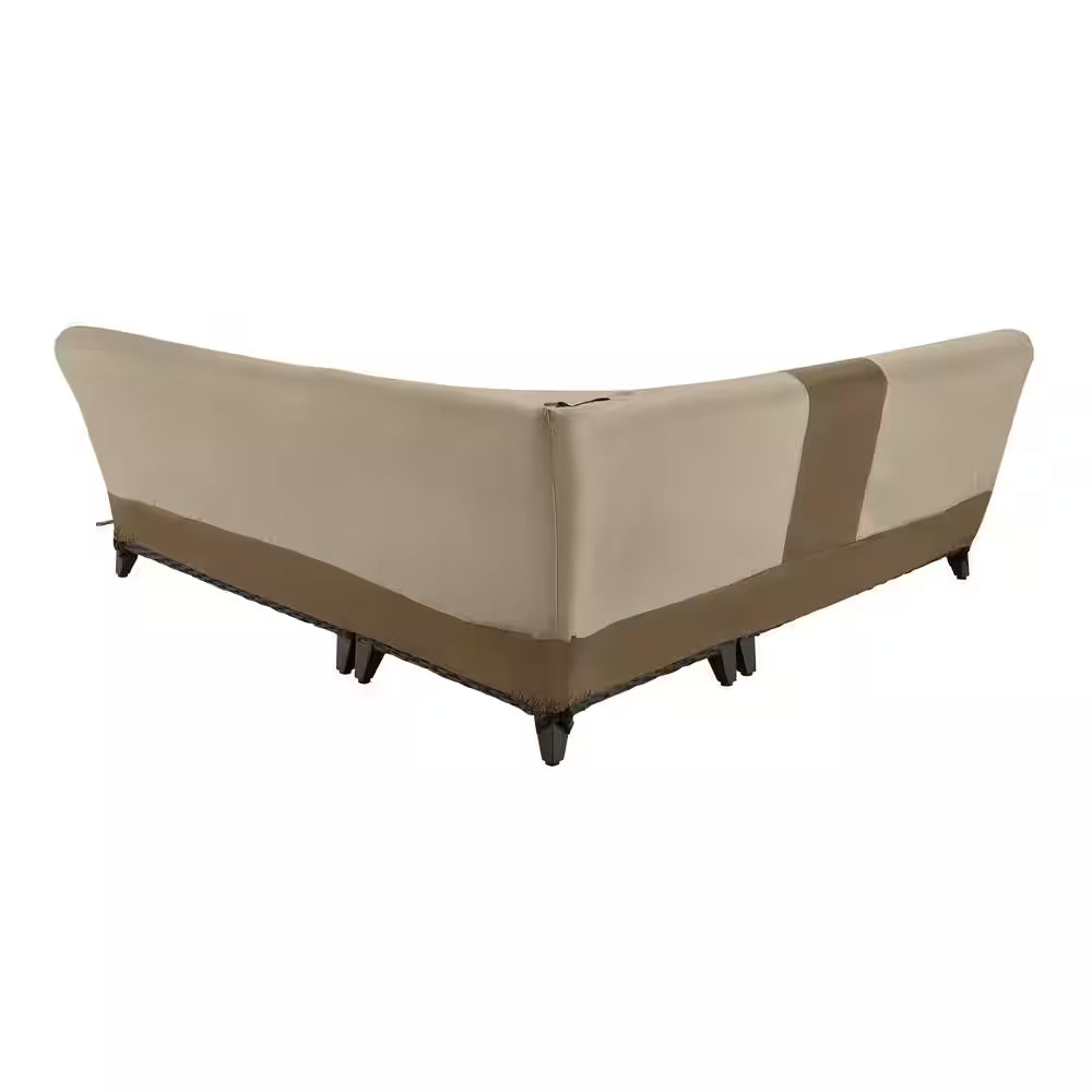 V-Shape Beige Patio Furniture Cover