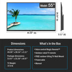 New Neptune™ Full Sun Outdoor Smart Tvs