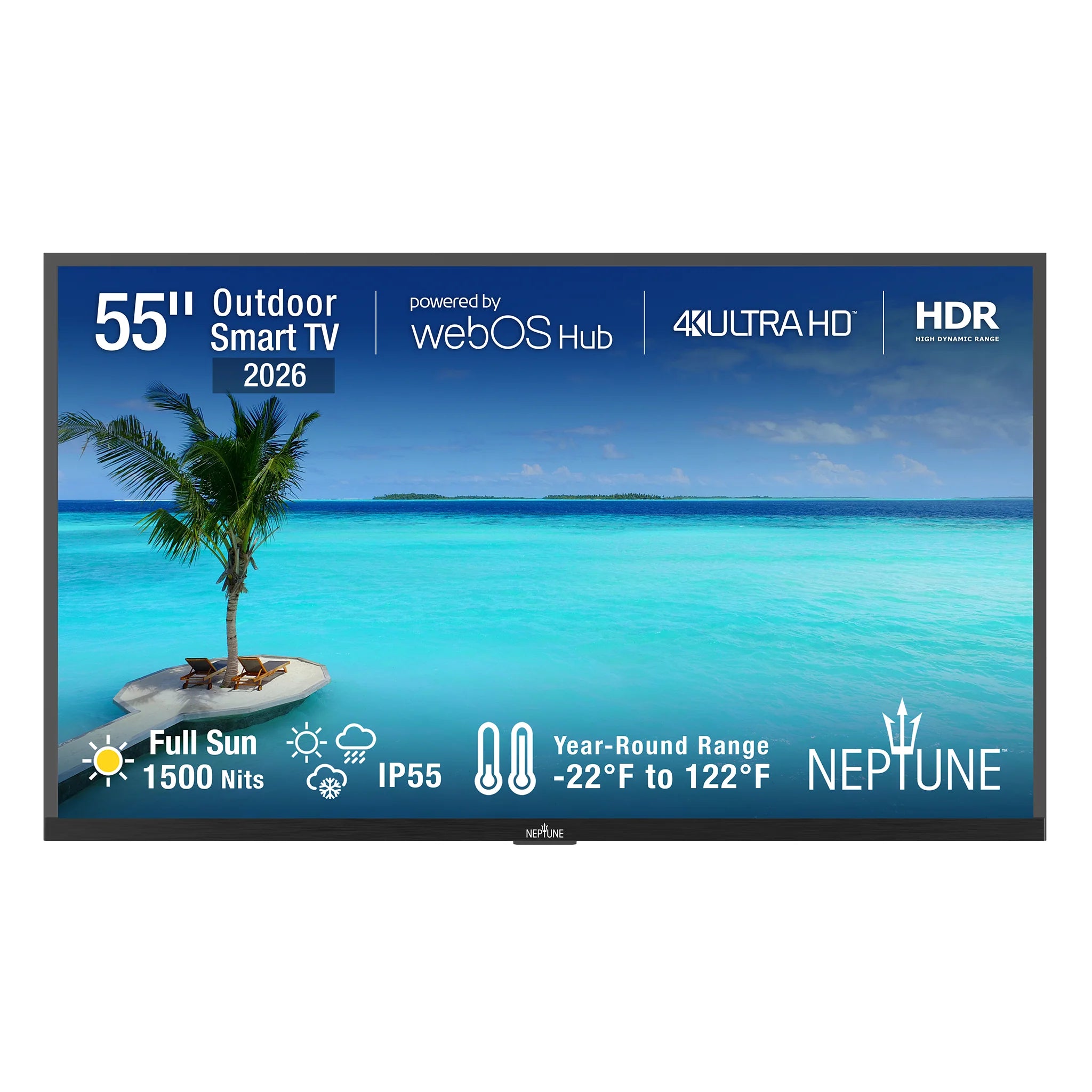 New Neptune™ Full Sun Outdoor Smart Tvs