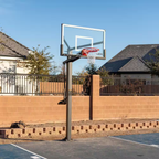 60 In. Tempered Glass Mammoth Bolt down Basketball Hoop