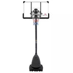 Adjustable HDPE Portable Basketball Hoop - 44 In. Backboard and 7.5 to 10 Ft. Rim Height