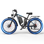Off-Road Full Suspension E- Bike 2000W Dual Motor 52V 23AH Battery Mountain E- Bike 26 Inch Fat Tire Electric Bikespeed 55KM/H