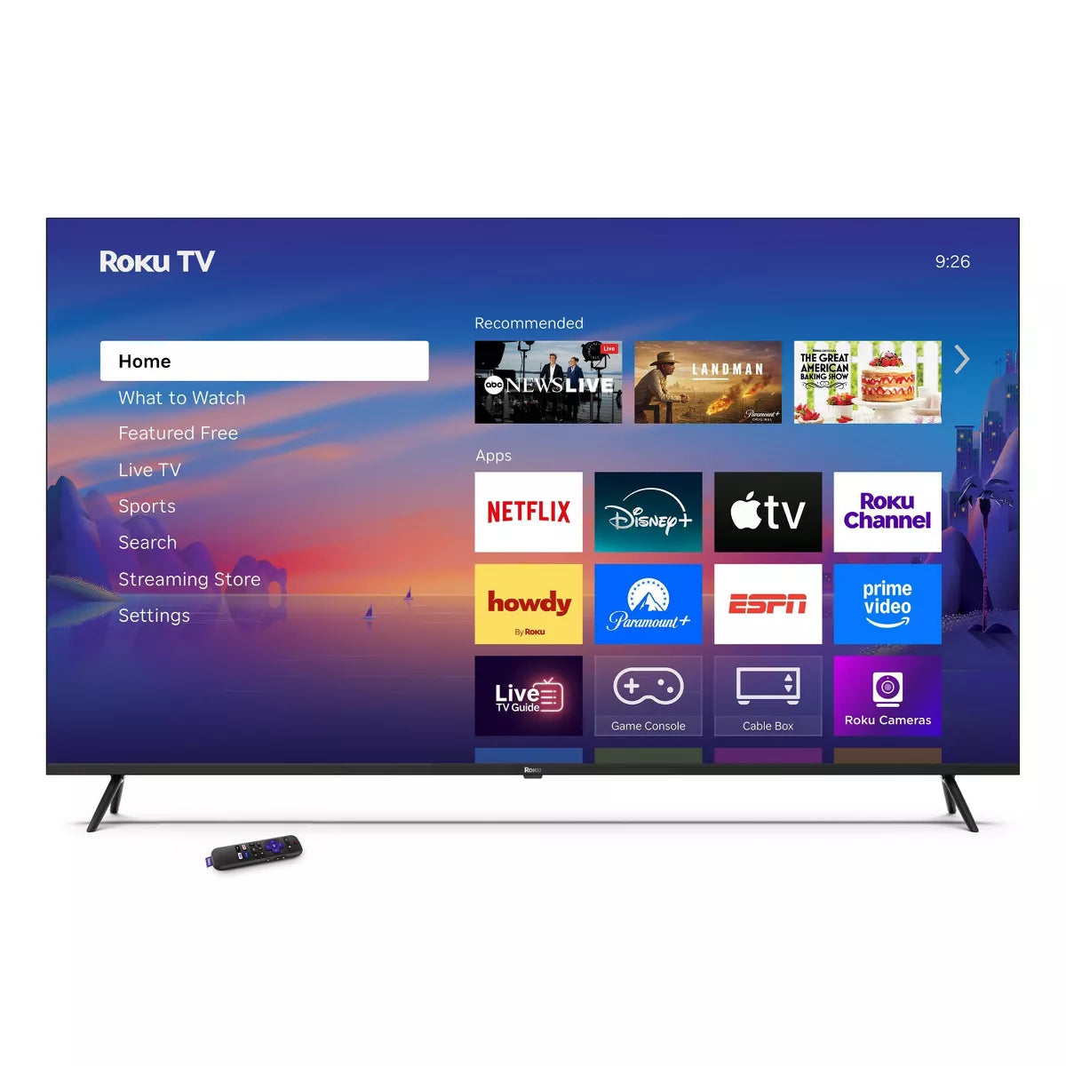 Roku 65" Select Series 4K HDR Smart Roku TV with Roku TV Remote: LED, Wi-Fi, HDMI