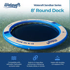 Inflatable Dock with Mesh Net Center