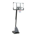 7.5 to 10 Ft. Portable Height Adjustable Basketball Hoop Basketball System with 44 In. Backboard, Stable Base and Wheels