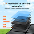 AP2000 2048Wh Solar Generator 2400W + 400W Solar Panel Portable Power Station Emergency,Rv,Camping Lifepo4 Battery
