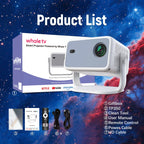 TP350 NTV Projector Compatible with Netflix 650ANSI Android 13 Native 1080P with Auto Focus Smart Home Outdoor Projector
