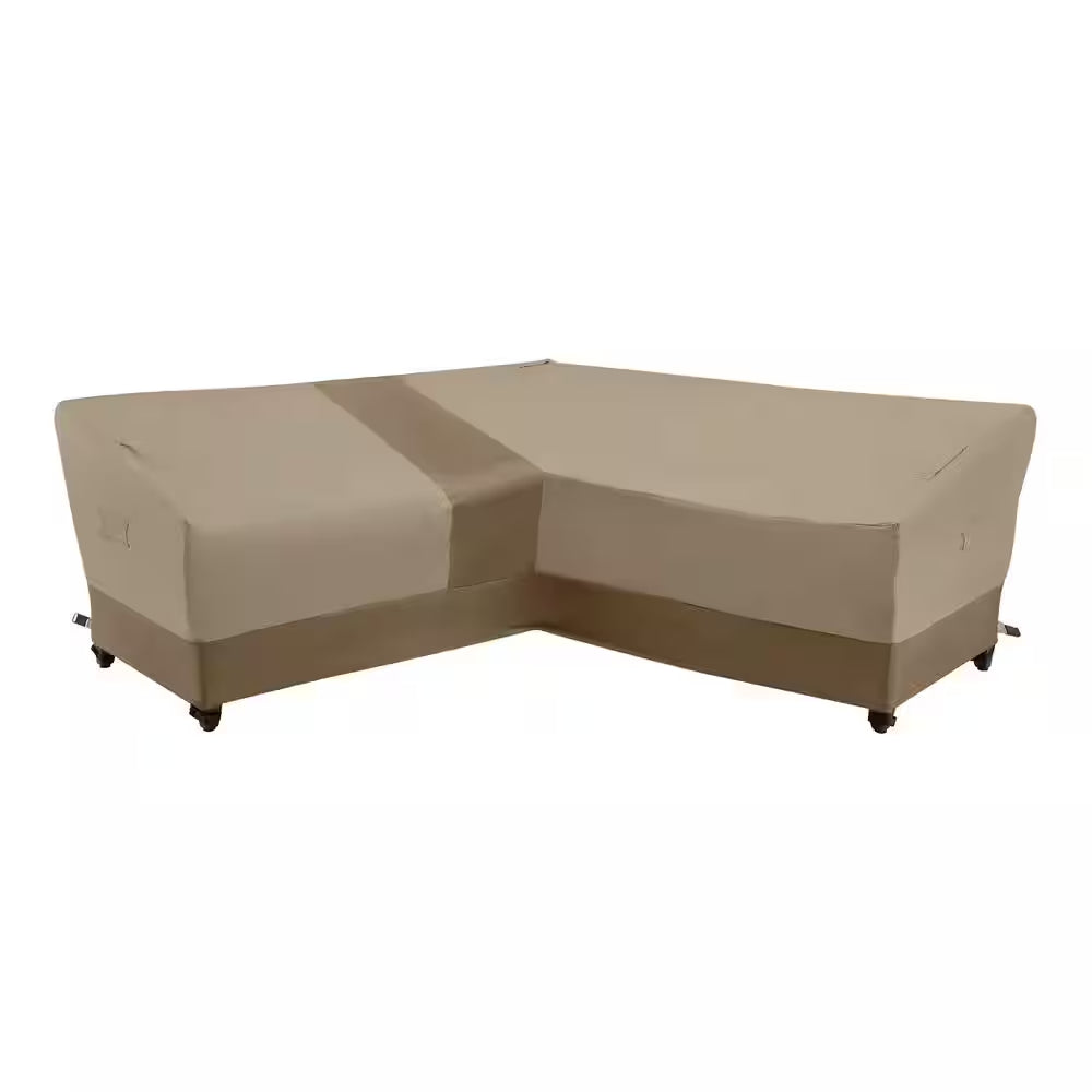 V-Shape Beige Patio Furniture Cover
