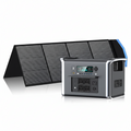AP2000 2048Wh Solar Generator 2400W + 400W Solar Panel Portable Power Station Emergency,Rv,Camping Lifepo4 Battery