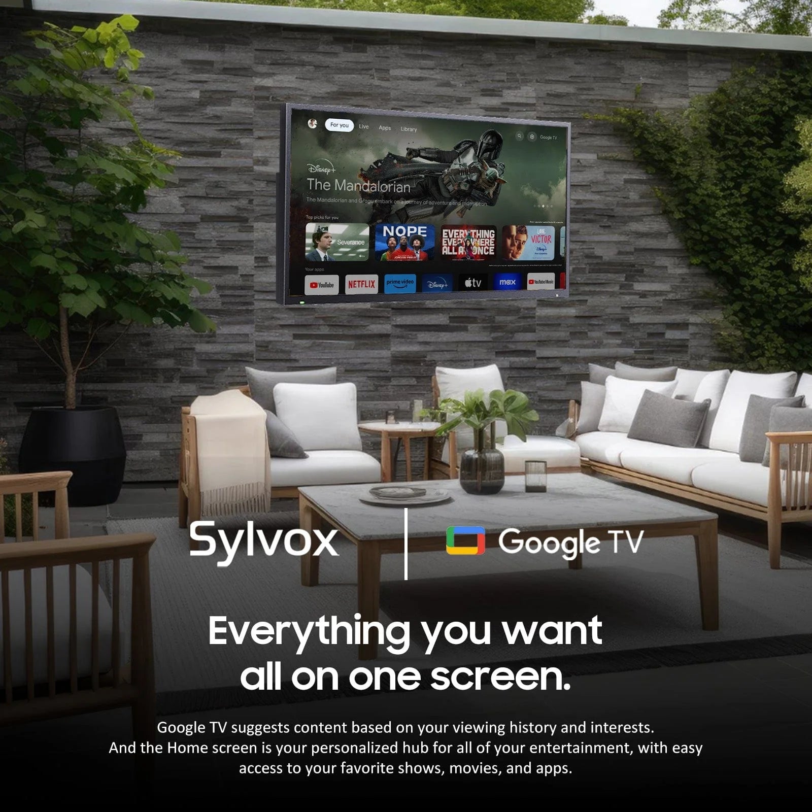 55" Outdoor Tv(Google TV) - 2026 Deck Pro 3.0