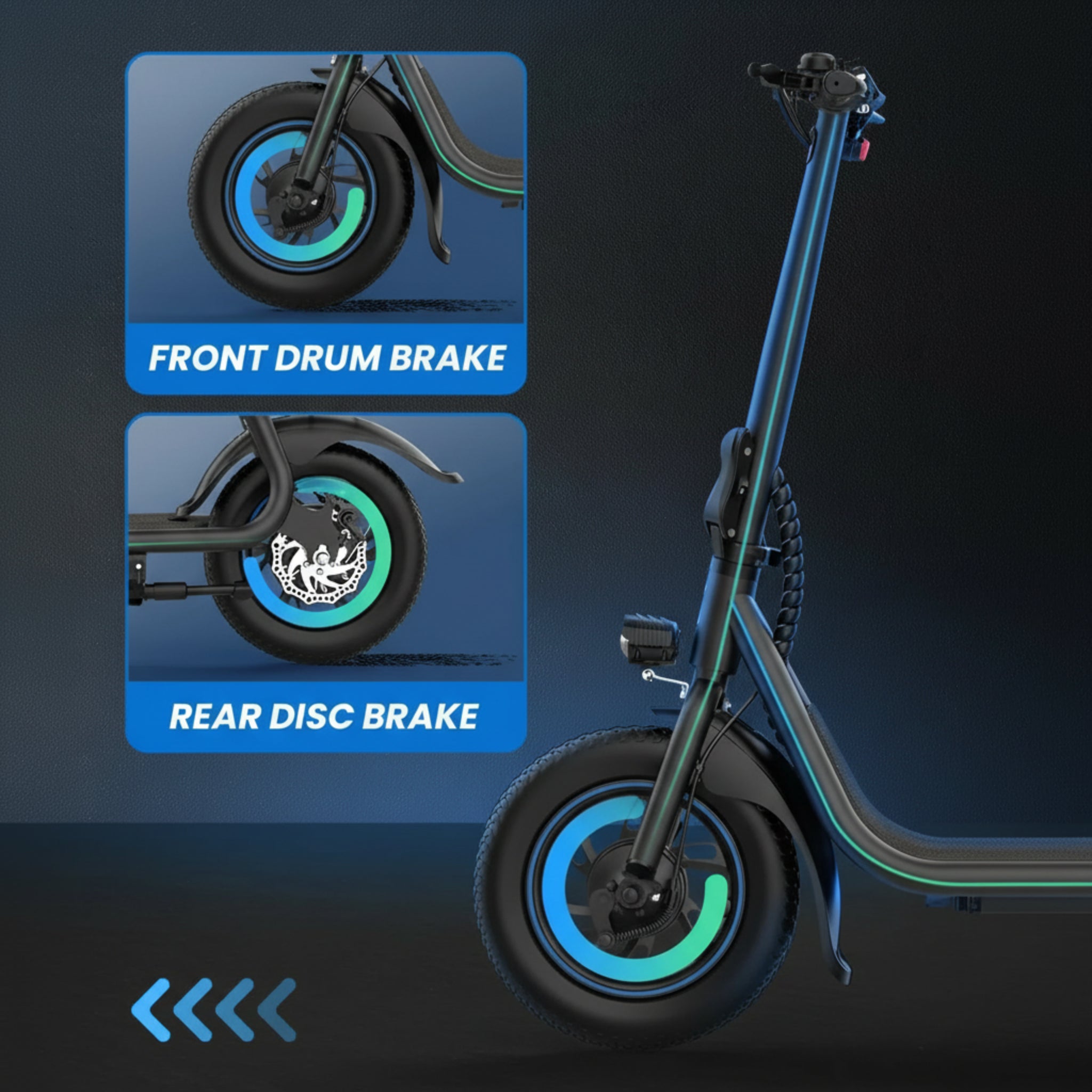 C1 Electric Scooter with Seat, 450W Powerful Motor up to 22 Miles Range, Folding Electric Scooter for Adult Max Speed 15.5Mph, Electric Scooter-Blackfor Commuting with Basket